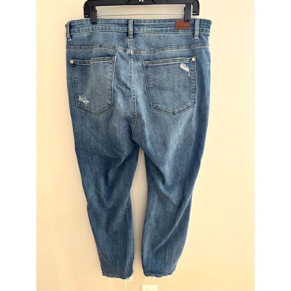 Judy Blue Relaxed Fit Straight Destroyed Jeans, Women’s Size 16 W - Picture 7 of 11